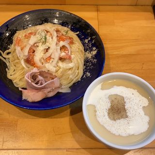ヴィシソワーズ風冷製つけ麺(大阪麺哲 （メンテツ）)