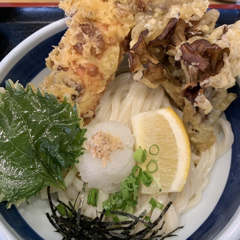 ちく天ぶっかけうどん(うどん 千代)