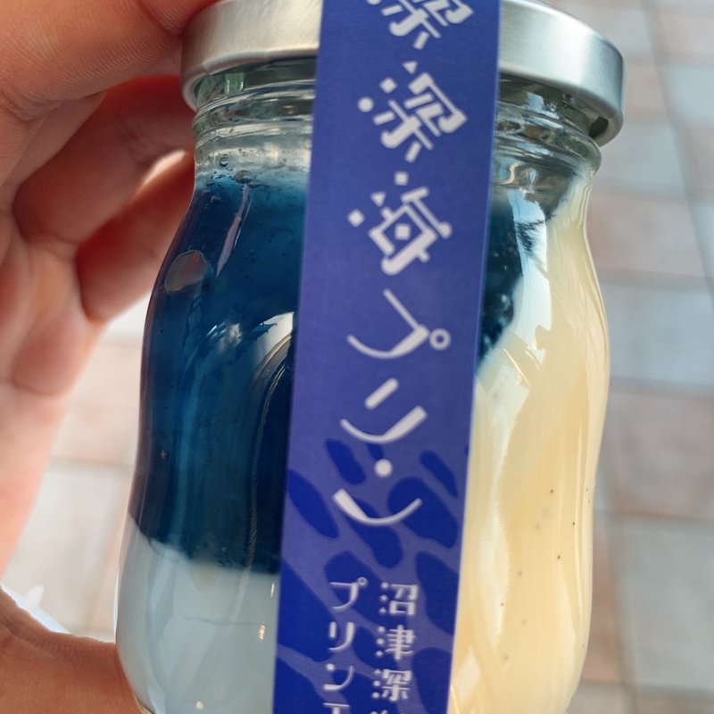 深海プリン(青とプリンとジェラートと)