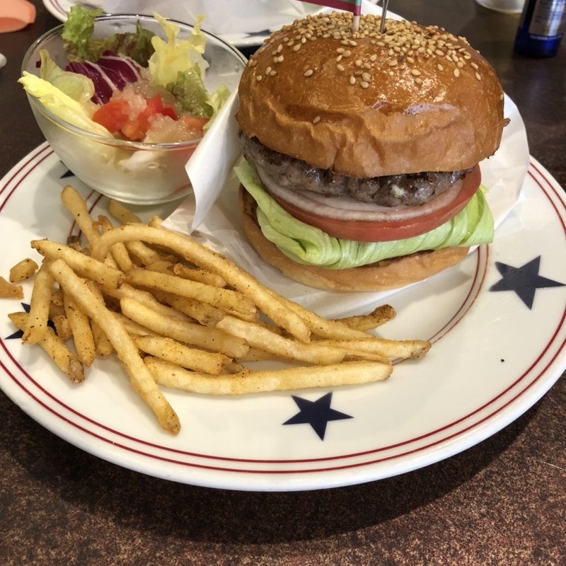 プレーンハンバーガー(Rockin's Robin ロッキンロビン)