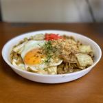 豚焼きそば(ソース、ひら麺)