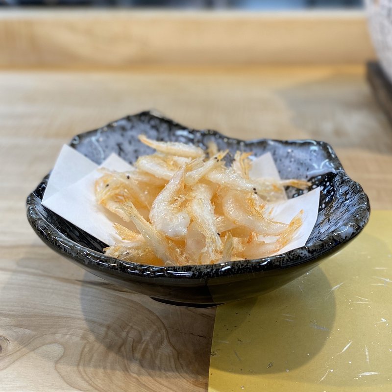 白海老の唐揚げ(松喜うし)