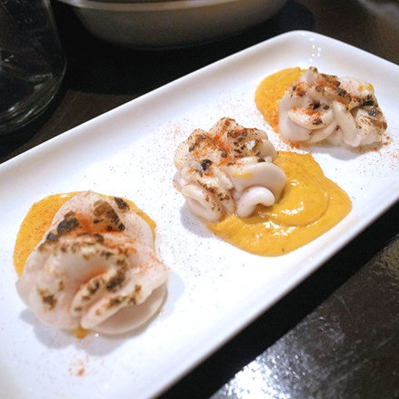 根室産 鱈白子の炙り 長万部のウォッシュチーズソース(エゾットリア （EZOTTORIA）)