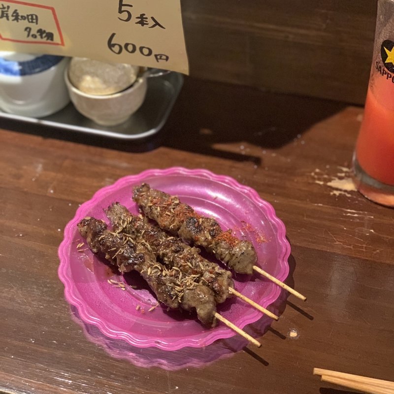 ラム串(酒飯ぽぽぽ)