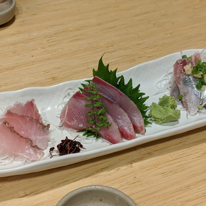 刺身三点盛り(花むら)