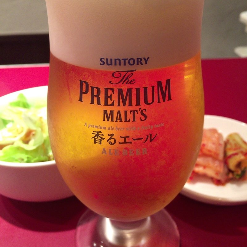 プレミアムモルツ　香るエール(スンドゥブキッチン　どんがら)