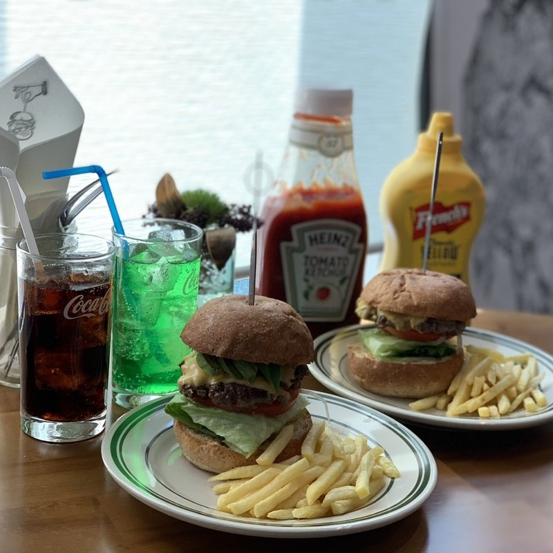 ハンバーガーランチセット(BURGER STAND haveagoodtime. バーガースタンド ハバグッドタイム)