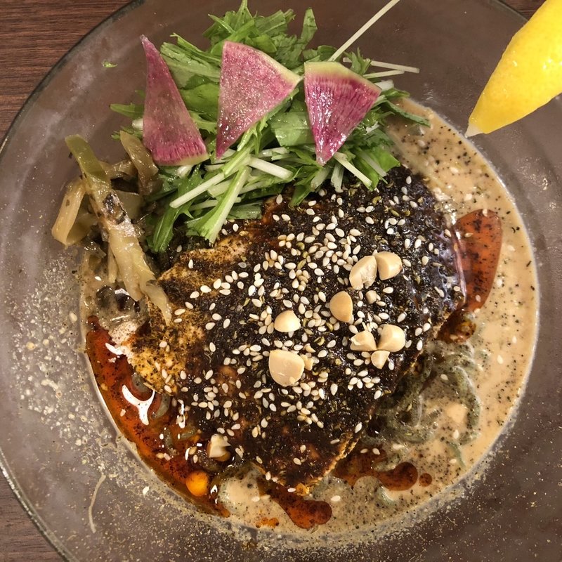 冷やしよだれ鷄坦々麺(中華ノ麺 Xing fu シンフウ)