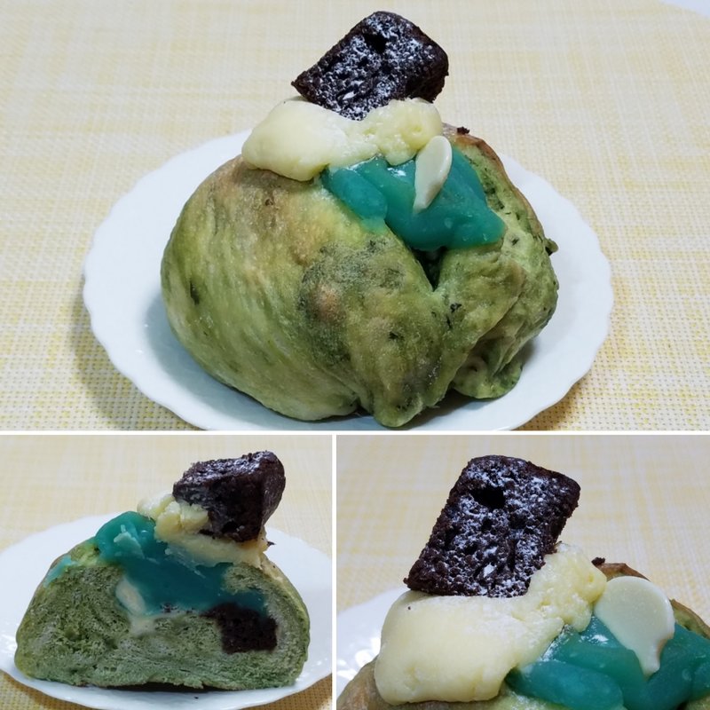 ミントラムネホワイトチョコブラウニー(ブランジェリーケン)