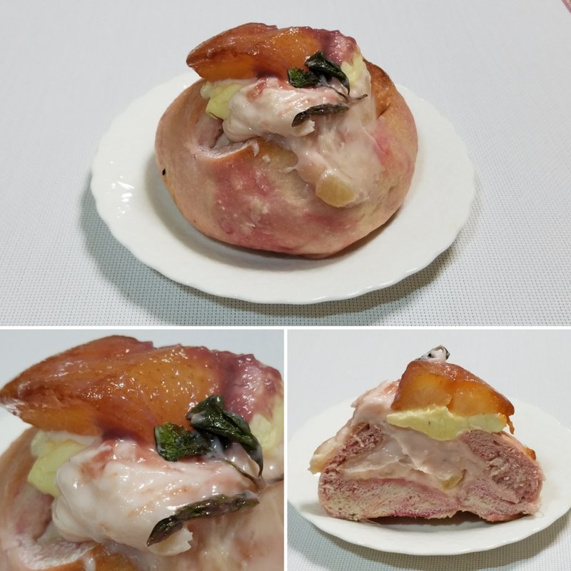 桃クリームマスカルポーネ(ブランジェリーケン)