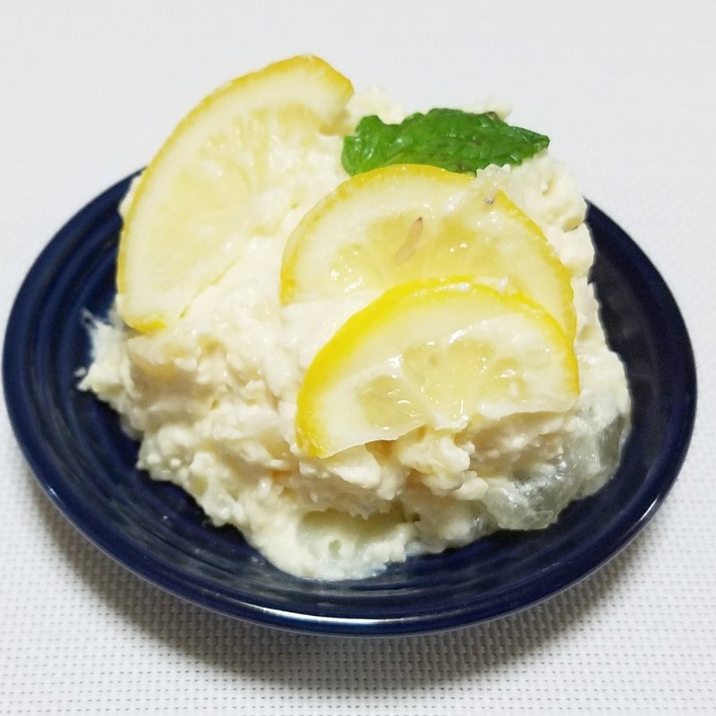 お豆腐入りポテトサラダ～爽やか塩レモン風味～」
(柿安ダイニング 東武池袋店)