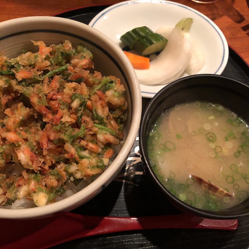 桜えびのかき揚げ丼(梅光 )
