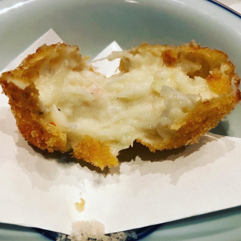 蟹クリームコロッケ(鮨 竜介)