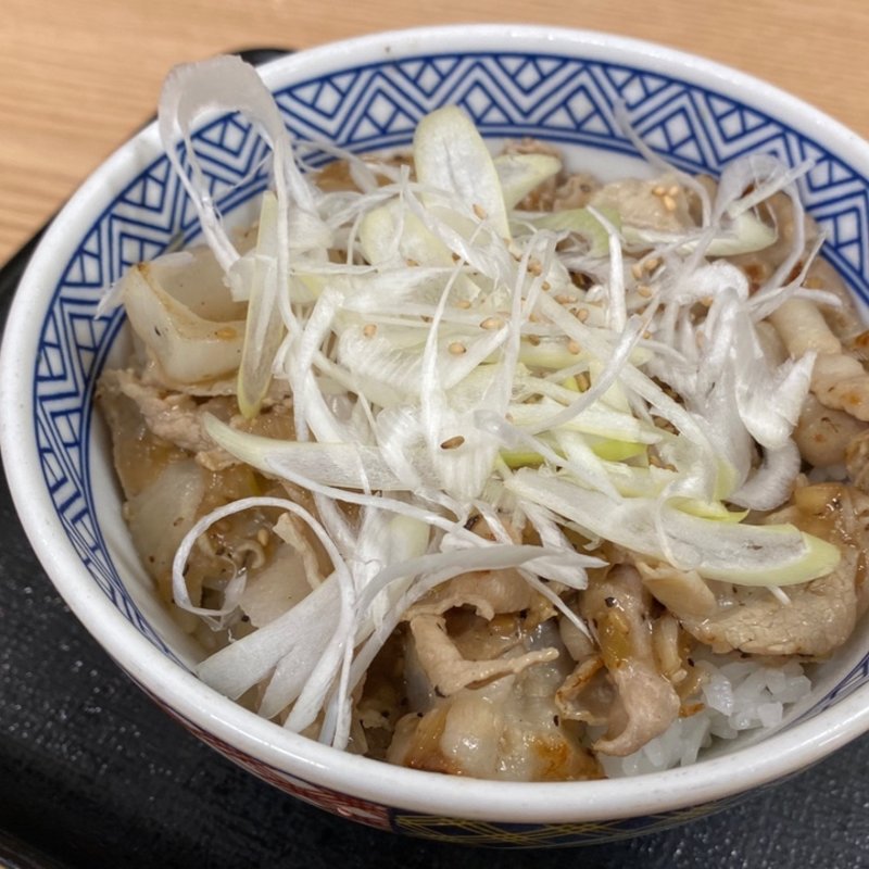ねぎ塩豚丼(吉野家)