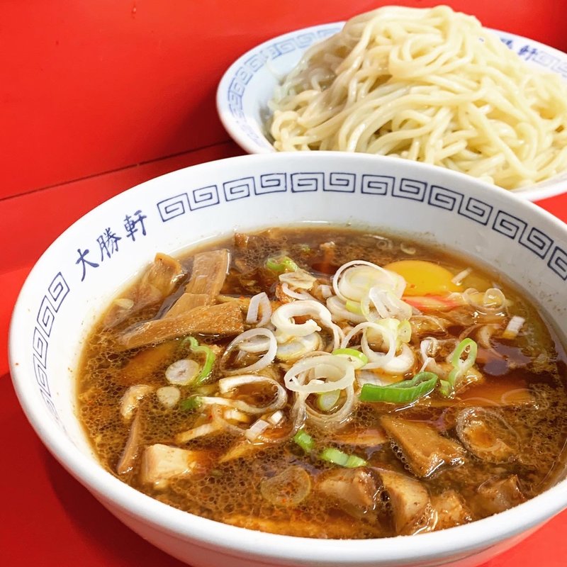 つけそばオールのせ(大勝軒)