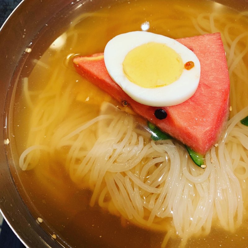 冷麺(冷麺セット)(梅田明月館 堂山店 （ウメダメイゲツカン）)