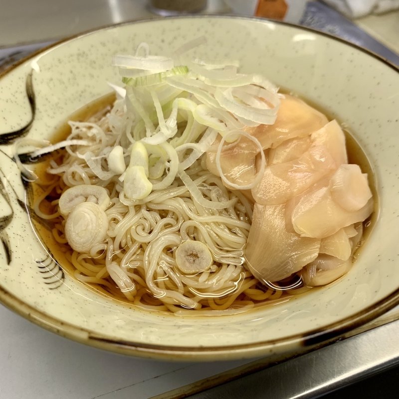 生そうめんの冷やし麺(きそば 宇都宮線ホーム )