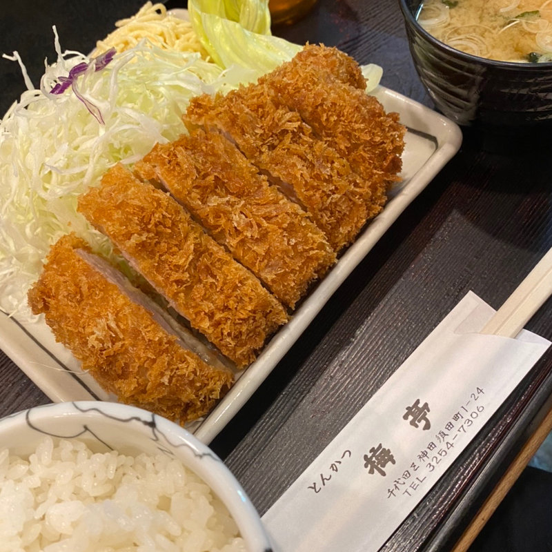 上ヒレかつ定食(梅亭)
