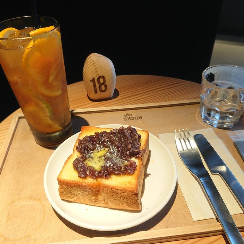あんバタートースト(ROCKS cafe)