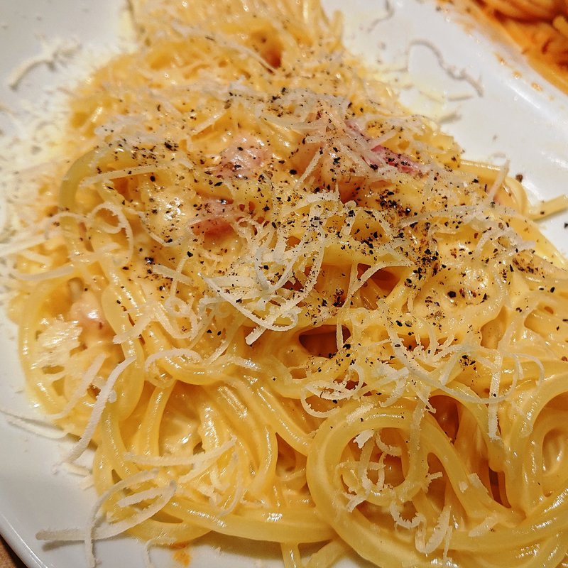 カルボナーラページ 厚切りベーコンのカルボナーラ レシピ 藤野 嘉子さん ｜みんなのきょう