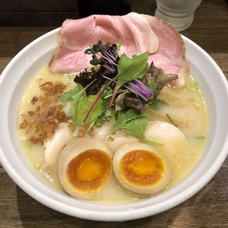 福島鶏白湯（特製）(麺屋 信成)