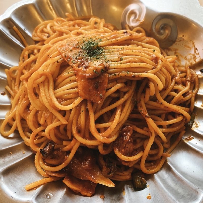 昔懐かしのナポリタン(ロージナ茶房)