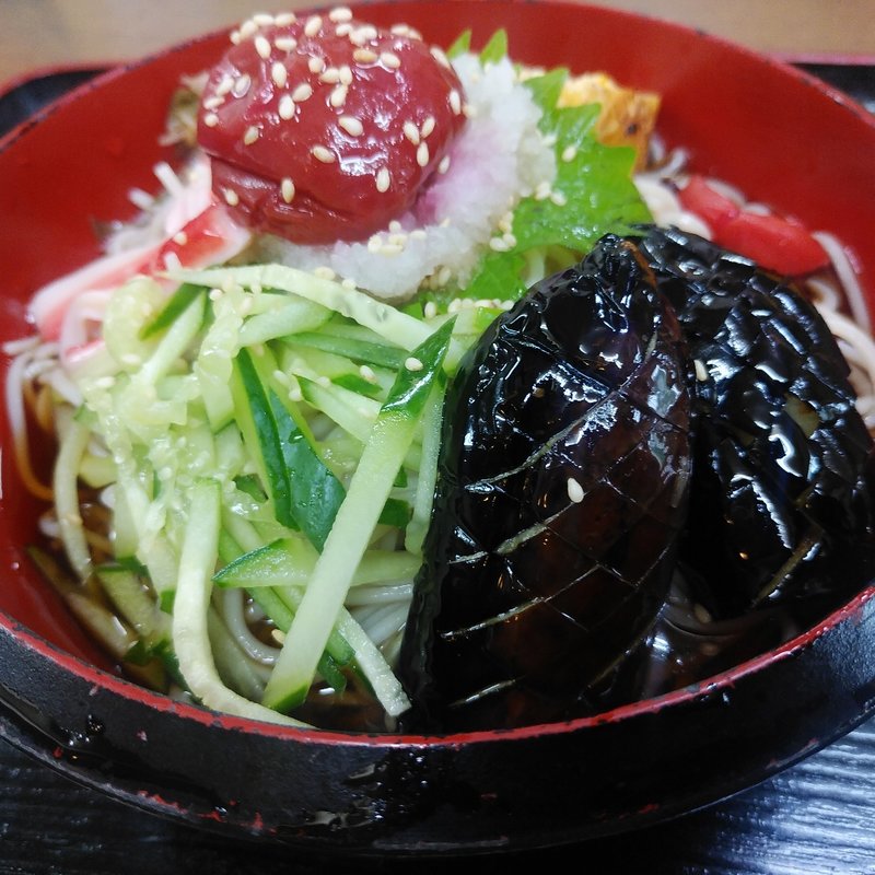 冷やし梅そば(玉屋)