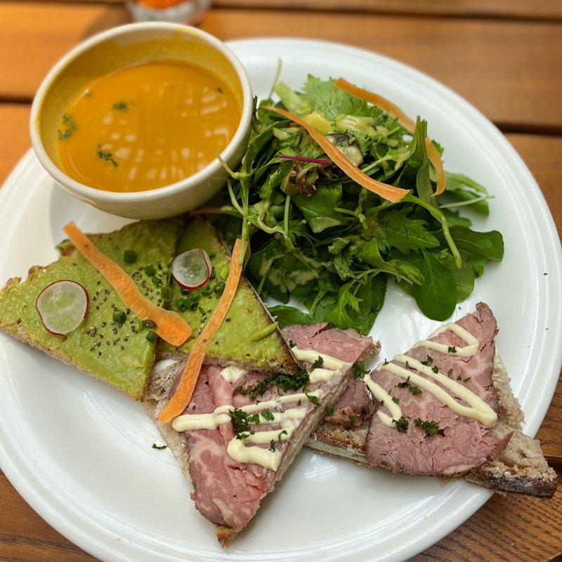 本日のタルティーヌランチ(ル・パン・コティディアン東京ミッドタウン店)