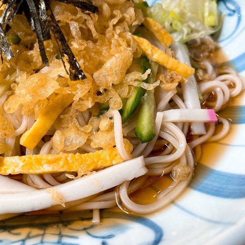 冷したぬきそば(江戸清)