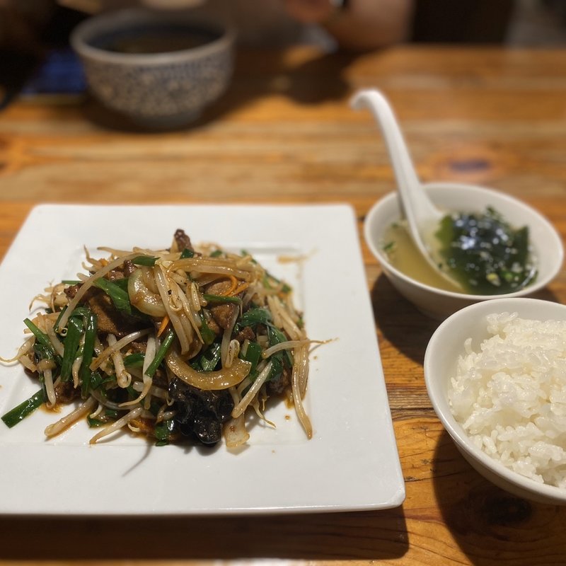 レバニラ(麺飯食堂 なかじま)