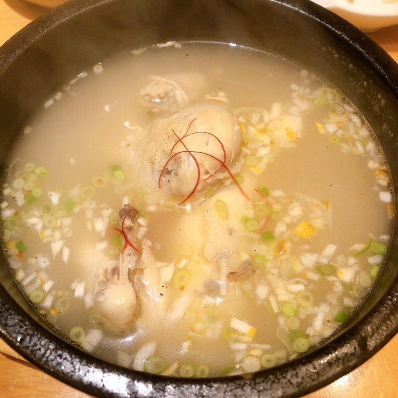 薬膳サムゲタンハーフセット(水刺齋（すらんじぇ）渋谷ヒカリエ)