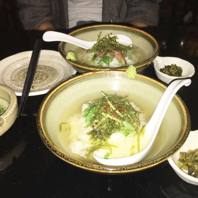 鶏スープのお茶漬け(鶏叉焼・梅・明太子)(小林精肉店 )