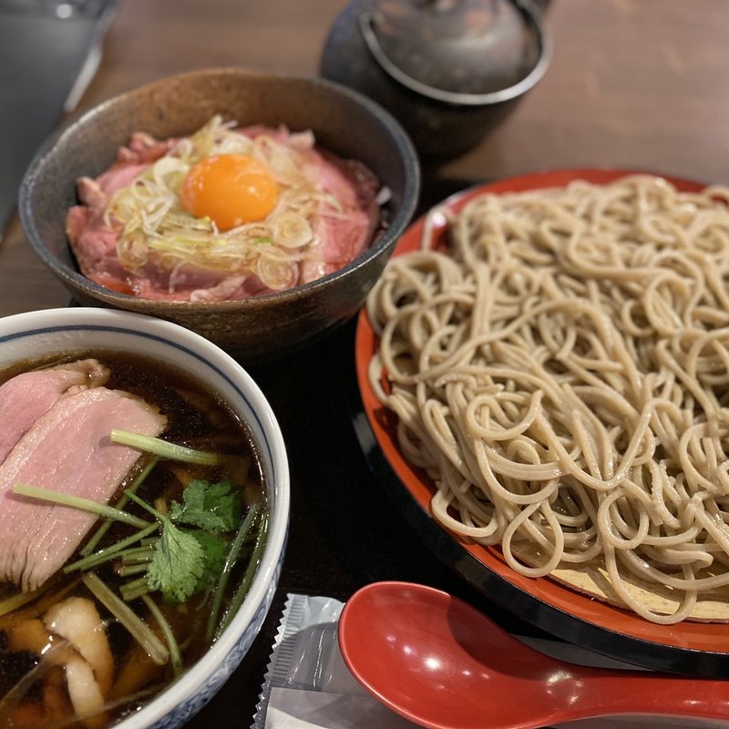 鴨せいろと鴨丼(そば屋 かもん )