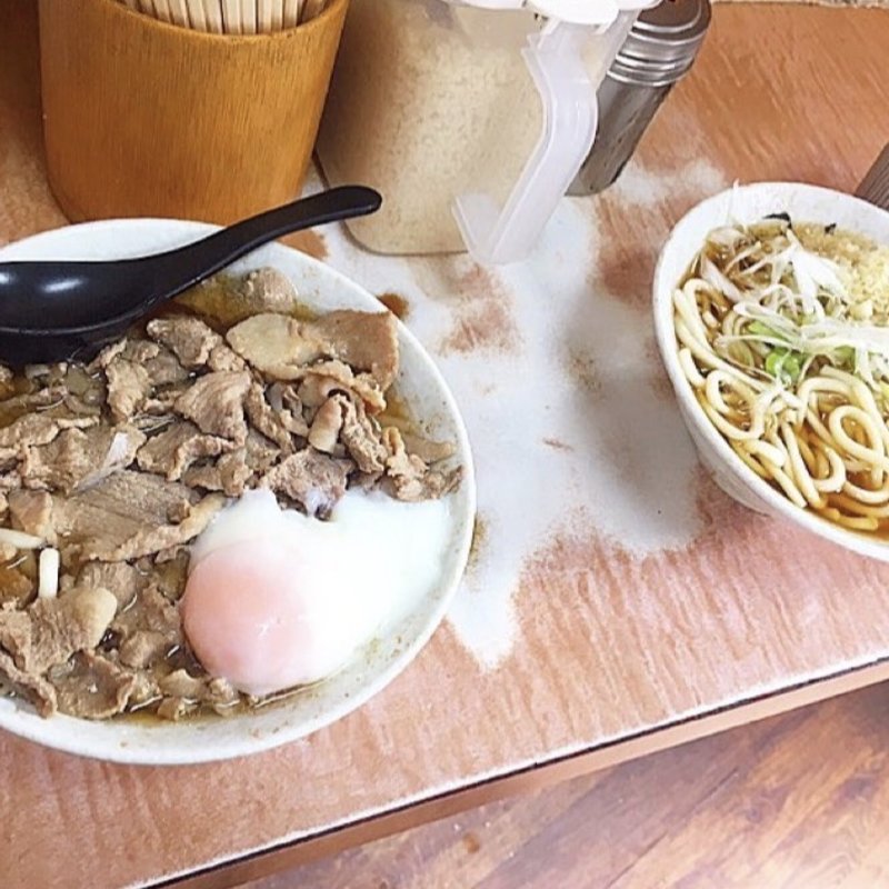 肉うどん(ダブル)(肉そば・肉うどん 南天 本店)