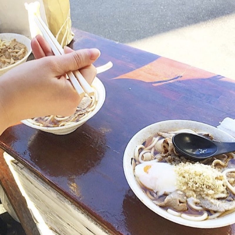 肉うどん(ミニ)(肉そば・肉うどん 南天 本店)