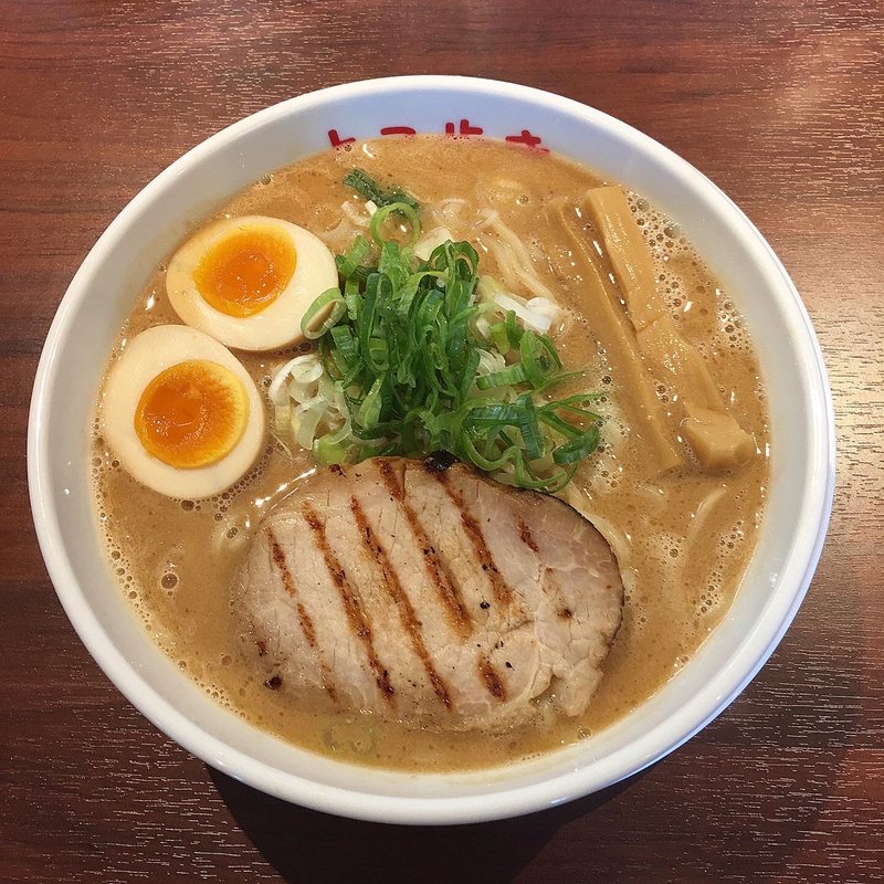 カニ北海道味噌 味玉(カニラーメンよこ歩き)