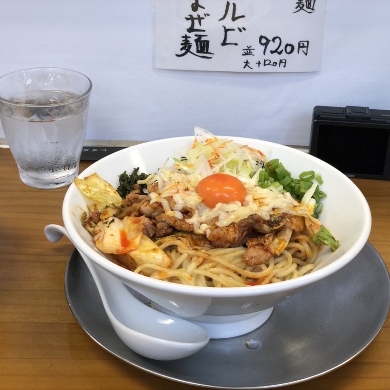 情熱のチーズタッカルビまぜ麺(ラーメン専科 竹末食堂)
