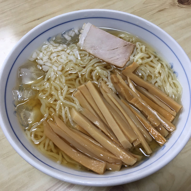 冷やしラーメン（シナチク増し）(食堂 いしやま （しょくどう いしやま）)