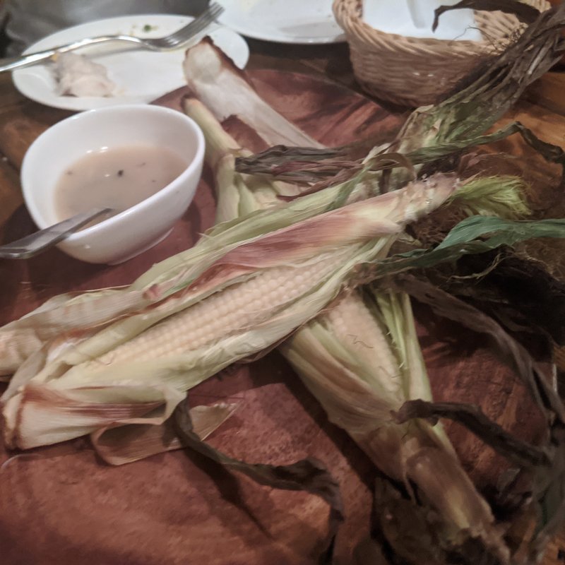 皮付きヤングコーン(御徒町ワイン食堂パパン)