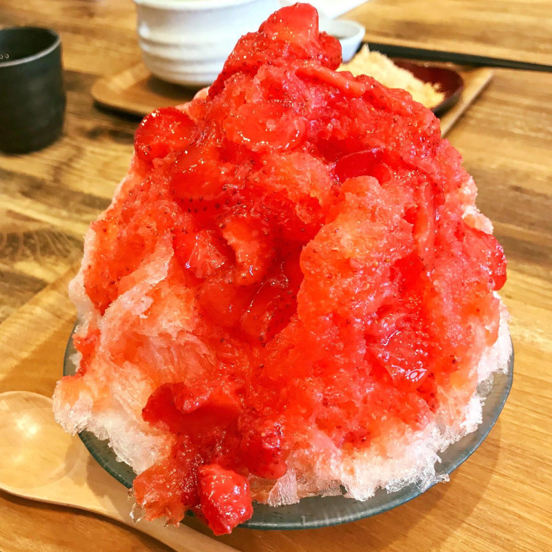 生熟かき氷 生苺(北斎茶房)