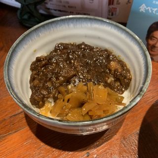 ミニ究極の牛スジカレー丼(麺屋 我論)