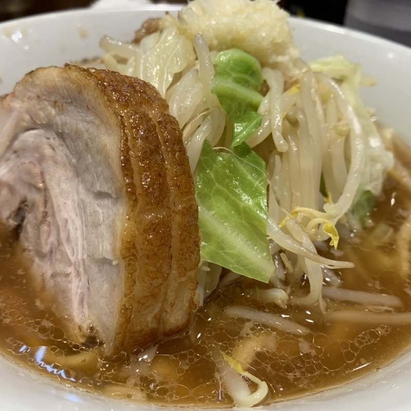 塩ラーメンミニ 野菜・アブラマシ、ニンニク少なめ(ラーメン宮郎)