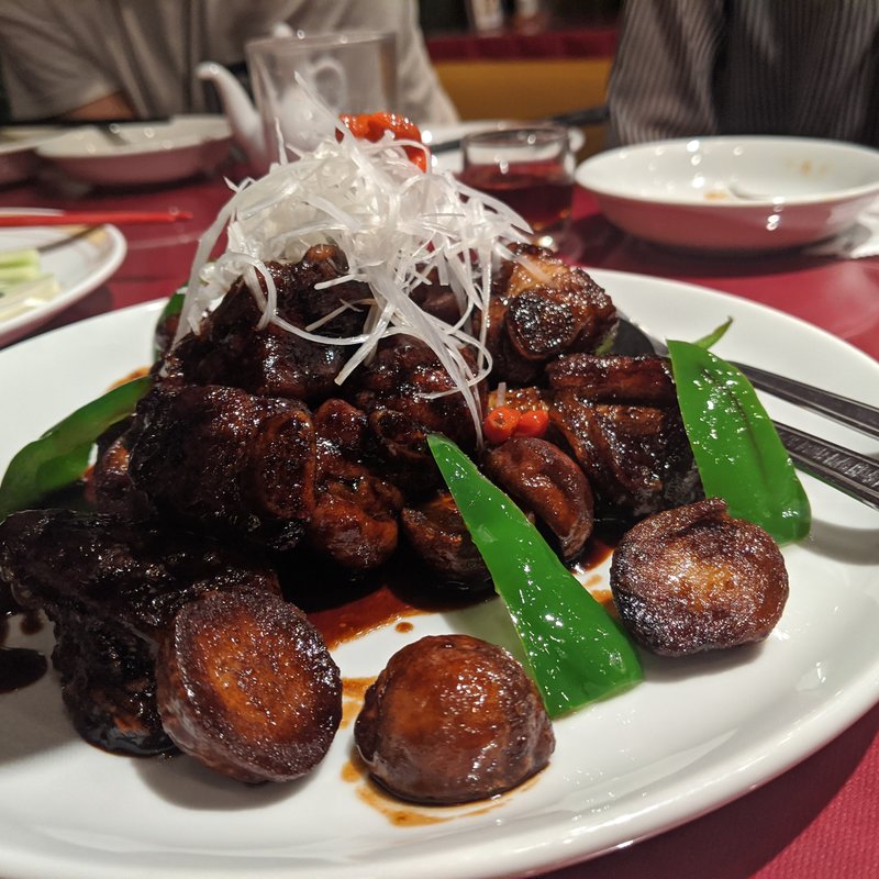 スペアリブの酢豚(四五六菜館(スウロサイカン) 新館)