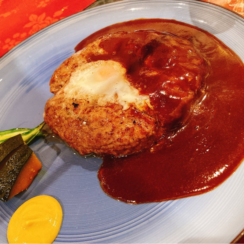 ハンバーグ定食(くいしんぼー山中 （kuishinbo YAMANAKA クイシンボーヤマナカ）)