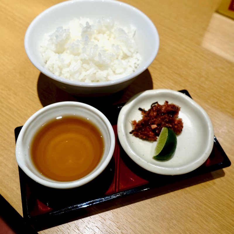 お茶漬けライス(咖喱饂飩たちばな)