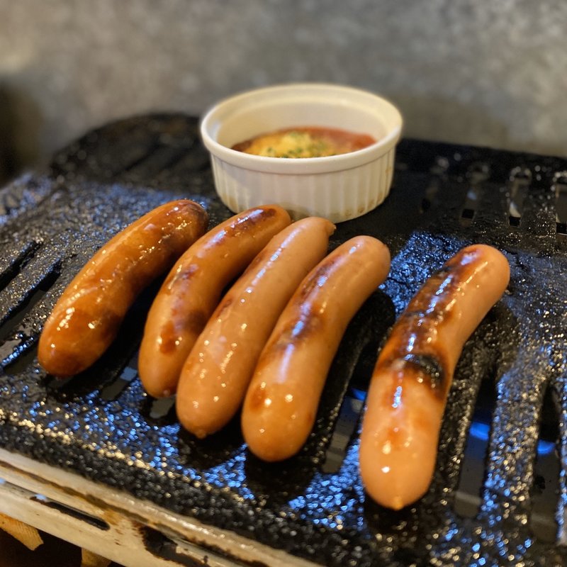 ウィンナーのナポリタン風(鶏焼き酒場 かっぱの茶の間)