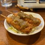 串カツ(豚)(カレー)(鶏焼き酒場 かっぱの茶の間)