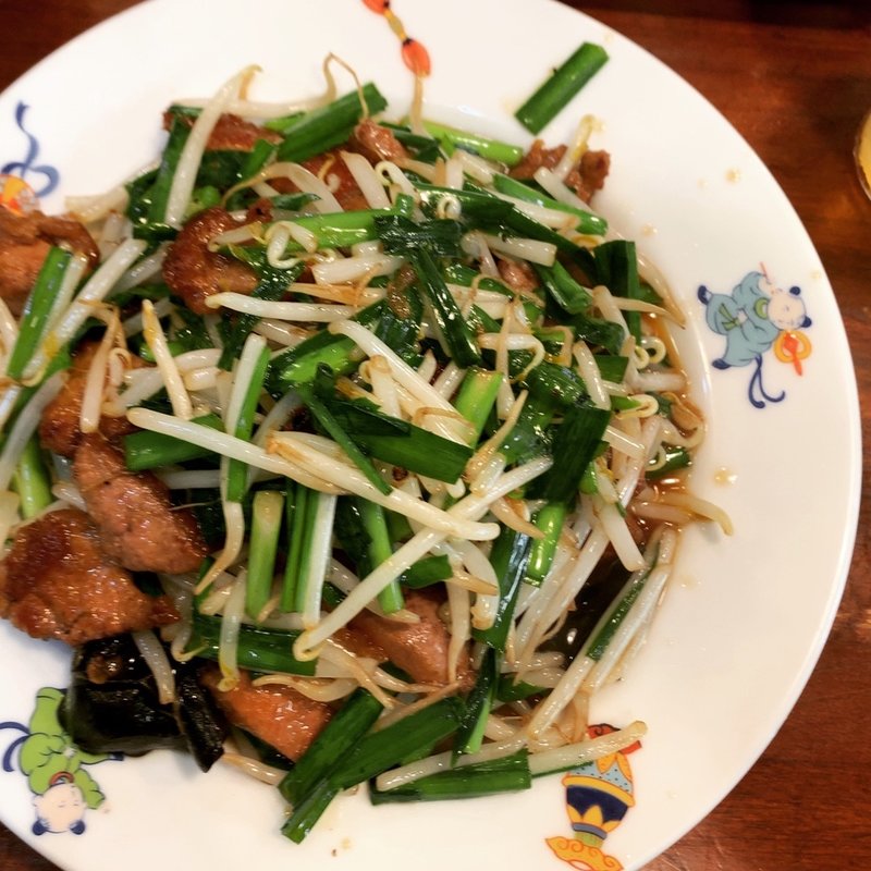 ニラレバいため(天龍 銀座街店)