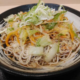 肉野菜そば(冷)(ゆで太郎 新越谷駅前店)