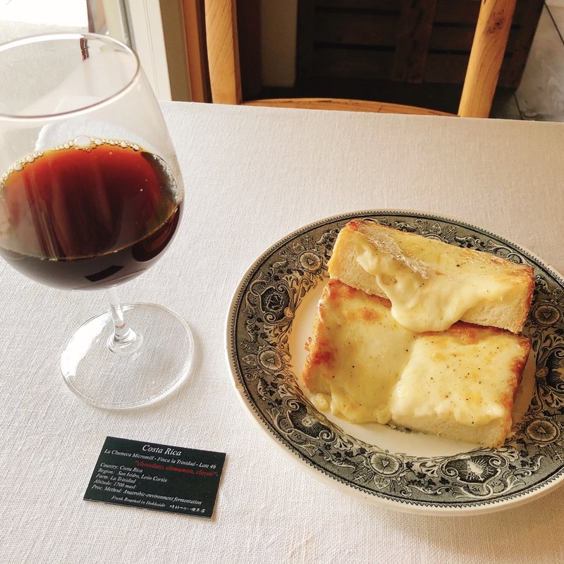 チーズトースト(時計のない喫茶店)